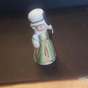 Jasco Merri-Bells Shepherd With Lamb Figurine Bisque 1978